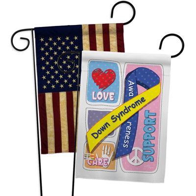 Breeze Decor 2-Sided Polyester 19 x 13 in. Garden Flag