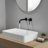 Wall-mounted Bathroom Sink Faucet with Single Handle and Pop-Up Drain