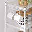 Amaud 30cm W Metal Height -Adjustable Shelving Unit-1300565022