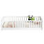 Structure de lit pour tout-petit 79 po x l 41 po avec support de rangement intégré-1762851095