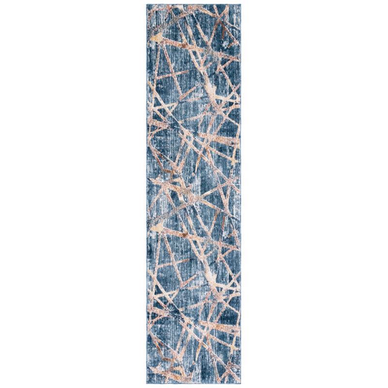 Olympia Performance Abstract Rug, Runner 2'3" x 9'