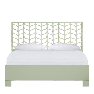 Ivy Twin Platform Bed, Citrus Orange