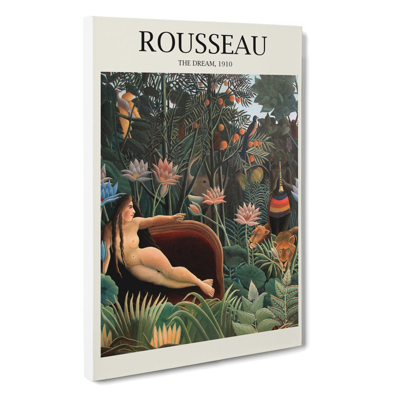 The Dream by Henri Rousseau - Wrapped Canvas Painting, 60cm H x 40cm W x 3cm D