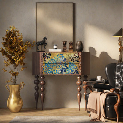 Armoire à tiroirs avec plateau large