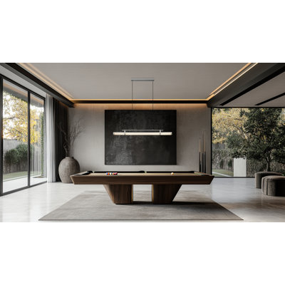 Lustre linéaire en nickel brossé 1 lumière Farid