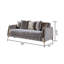 Canapé-lit en bois taupe Lust-767709006