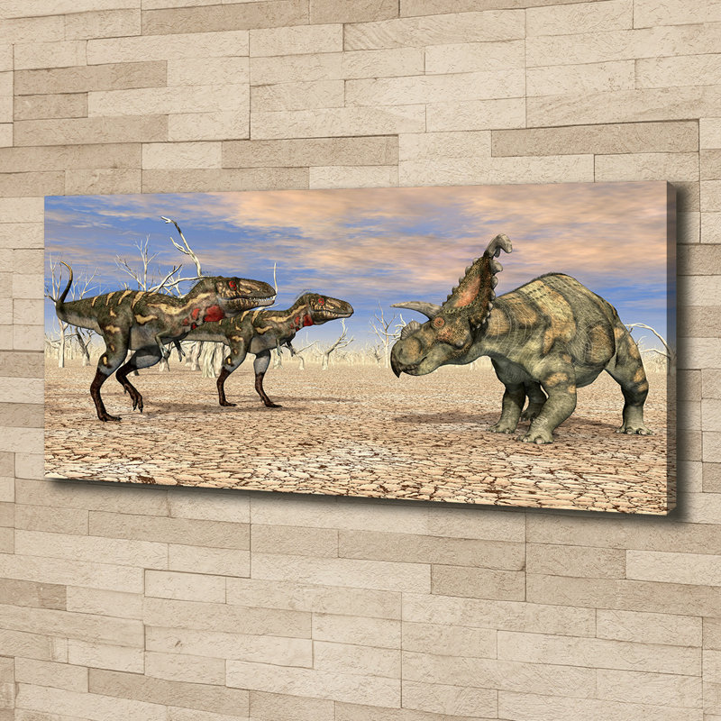 Dinosaurs - No Frame Print on Canvas