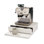 Yamazaki Home Tower Organisateur de comptoir de cuisine avec tiroir et tablette coulissante - Support à micro-ondes en acier avec tiroir, tablette de comptoir moderne, blanc