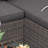 Cromford Wicker 3 - Person Patio Conversation Set with Cushions-1251364280