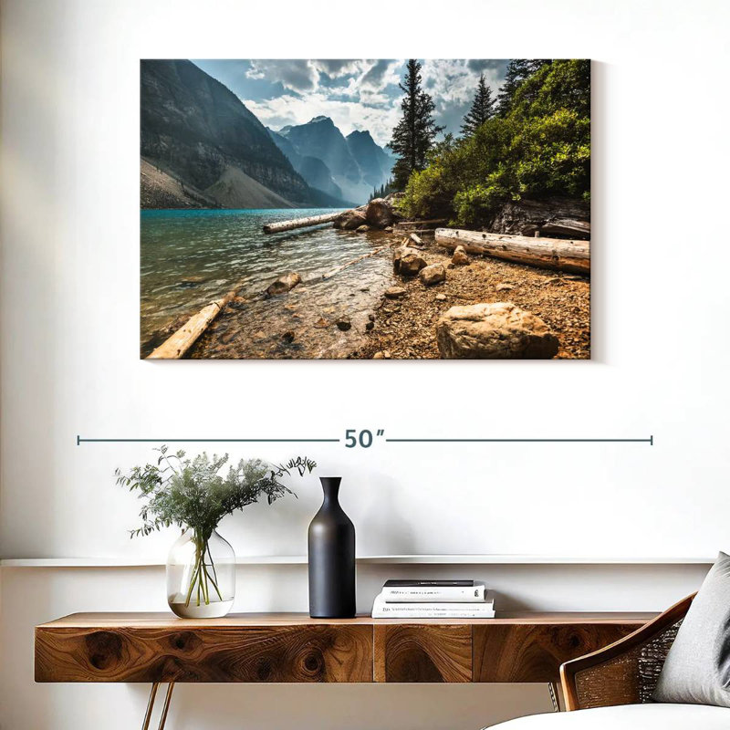 Alvord Moraine Lake Waterfront, H 26 po x l 39 po
