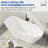 59''L x 29''W Freestanding Slipper Acrylic Soaking Bathtub with Chrome Drain and Overflow