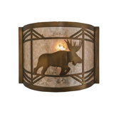 Rustic Lodge 1 - Light Flush Mounted Sconce