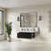 Fresca Mezzo 48" Wall Mount Double Sink Bathroom Vanity with Integrated Top - Faucet Not Included