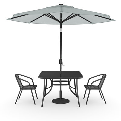 Cuyamaca 2 - Person Patio Dining Set Square Table