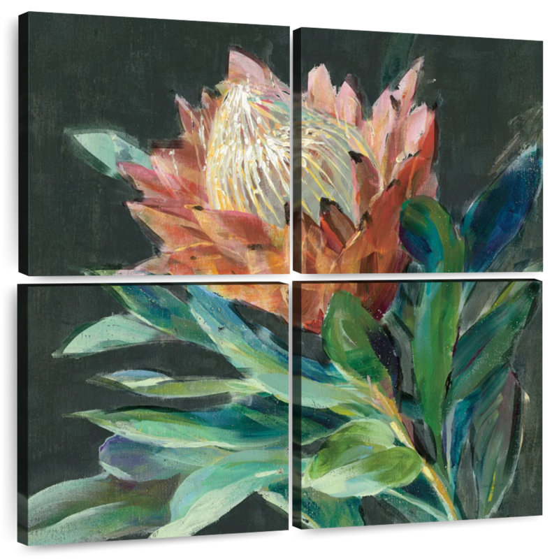 Harnek Deep Protea, 18" H x 18" W