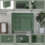 Meuble-lavabo moderne 36 po avec lavabo supérieur-596226717