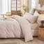 Ensemble de housse de couette 100% coton délavé LifeTown-116490143-116490147