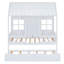Lit simple avec lit gigogne simple