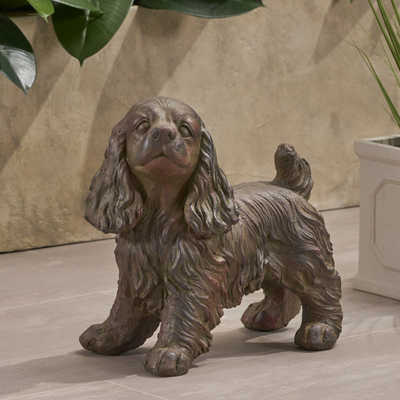 Burbach Dog Concrete Garden Statue