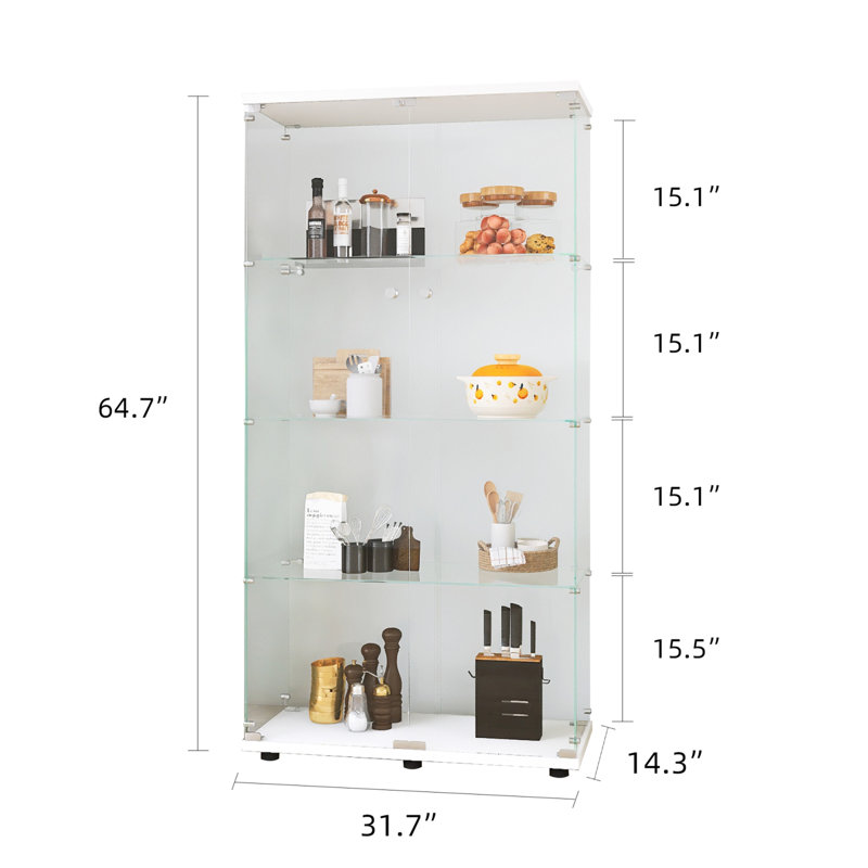 Display Cabinet, White