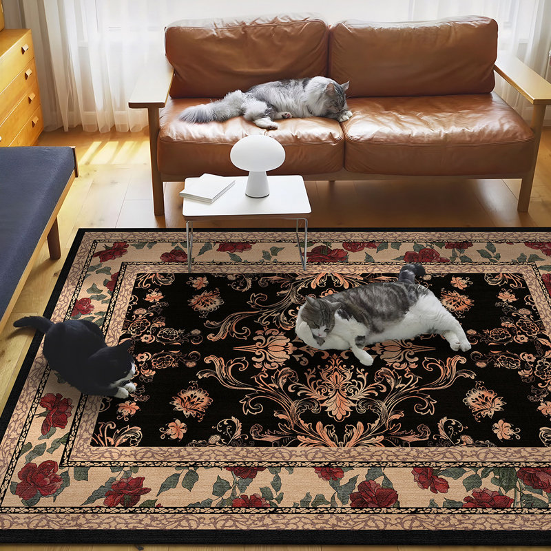 Tapis de sol rectangulaire haut de gamme 55,12 po, Rectangle 4 pi 7 po x 6 pi 7 po