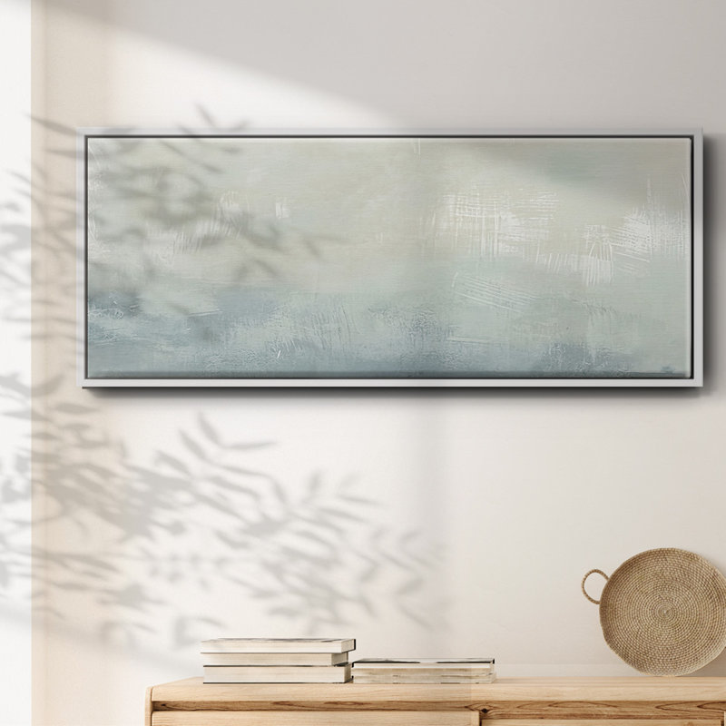 Tone Scape VI- Framed Canvas, 24" H x 60" W