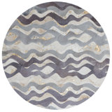Art Hide Cowhide Abstract Area Rug in Gray