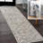 Shaemus Bohemian Medallion Low-Pile Machine-Washable Cream/Terra Rug-1960774415