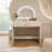 39" Makeup Vanity Table With Mirror Touch Screen Lighted Mirror, Dressing Table With Drawer For Bedroom