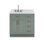 ARIEL HEPBURN 37 IN RIGHT OFFSET RECTANGULAR SINK VANITY 1,5 IN