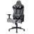 Techni Sport Adjustable Reclining Ergonomic Swiveling PC & Racing Game Chair in Gray
