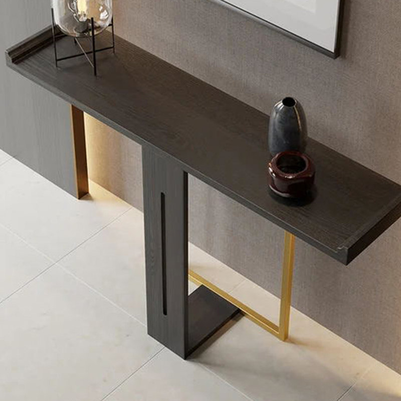 New Chinese Style Solid Wood Console Table, 33.5" H x 55.1" W x 15.7" D