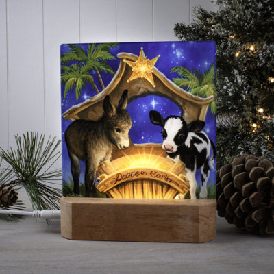 Born in a Manger Night Light