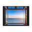 «Dark Room Sunset Sea View Open Window Ocean», art mural-1313537332