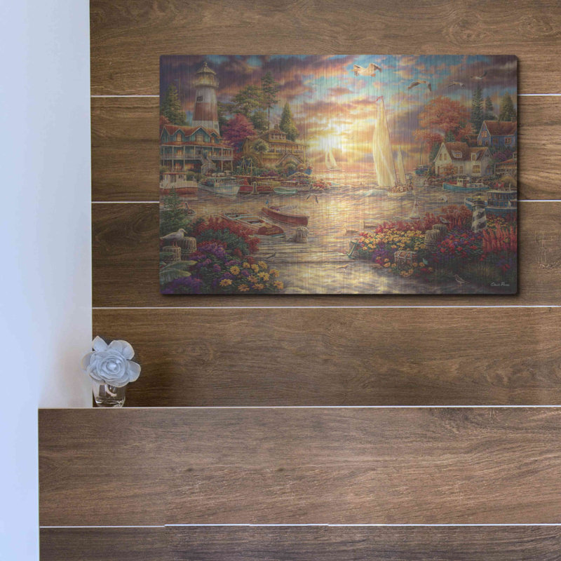 «Into The Sunset» par Chuck Pinson, H 12 po x l 16 po