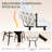 Upholstered Counter Stool With Metal Frame-986813603-986813612