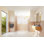 Stellar 87.25 in. x 78 in. Fully Frameless 3 Panel Inline Hinge Shower Door