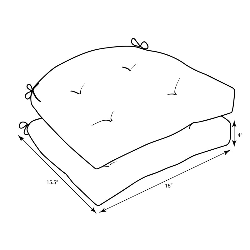 Coussin de chaise, gris