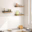 Brijesh Wall Mounted Wine Glass Rack Brown