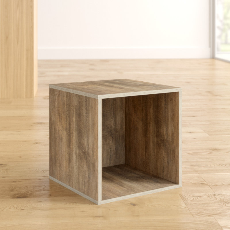 Table de bout cubique empilable Irieana, gris