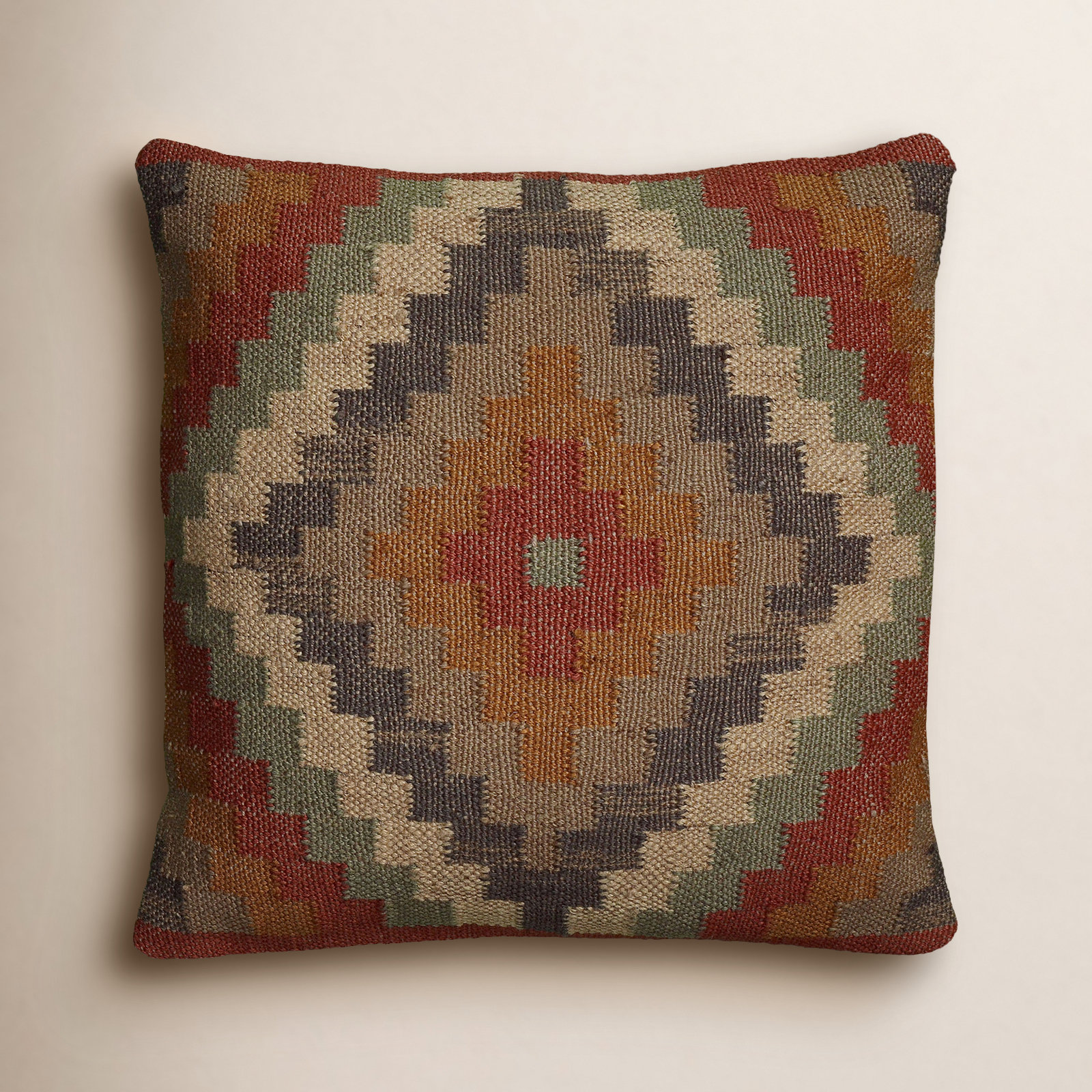 18" x 18" Wool Pillow Cover & Insert