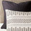Édredon en coton Ink + ivy - double / grand, avec accents gris anthracite, 100% coton, 2 taies décoratives, taille grand chic / gris anthracite-118651922-118651920