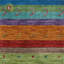 Gemstones Hand-Woven Wool Blue/Red/Orange Area Rug-42148037