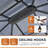 14 Ft. W X 12 Ft. D Aluminum Patio Gazebo