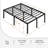 19'H Metal Platform Bed Frame with Non-slip Mattress Foundation-1110273037