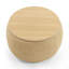 Repose-pieds rond avec rangement, fonction 2 en 1, table de bout et repose-pieds Work (25,5 po x 25,5 po x 14,5 po)-898427573