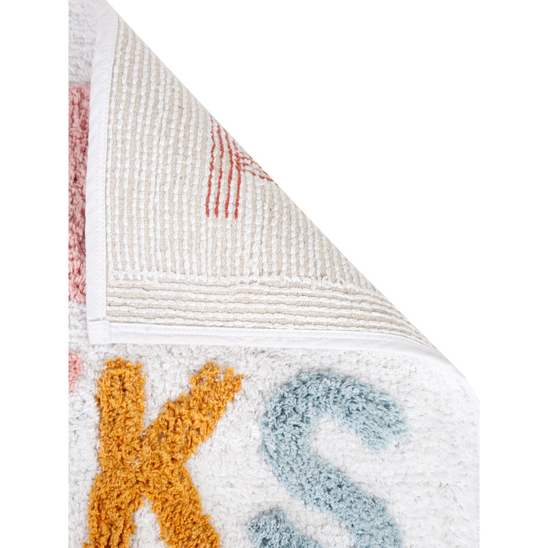 Cotton Blend Non-Slip Bath Rug