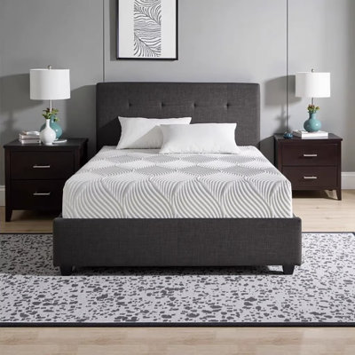 10-inch Full Size Gel-Infused Memory Foam Mattress - Firm Support, Breathable Tencel Fabric, White, Mattress in a Box