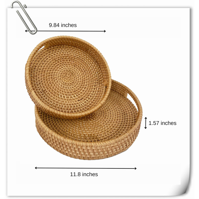 Wolfort Natural Fibers Tray