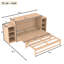 Grand lit doré, rangement fonctionnel et attrayant esthétique, peu encombrant pour le lit de la maison, espace de jour pliable, design minimaliste avec tiroirs, petites pièces convenables